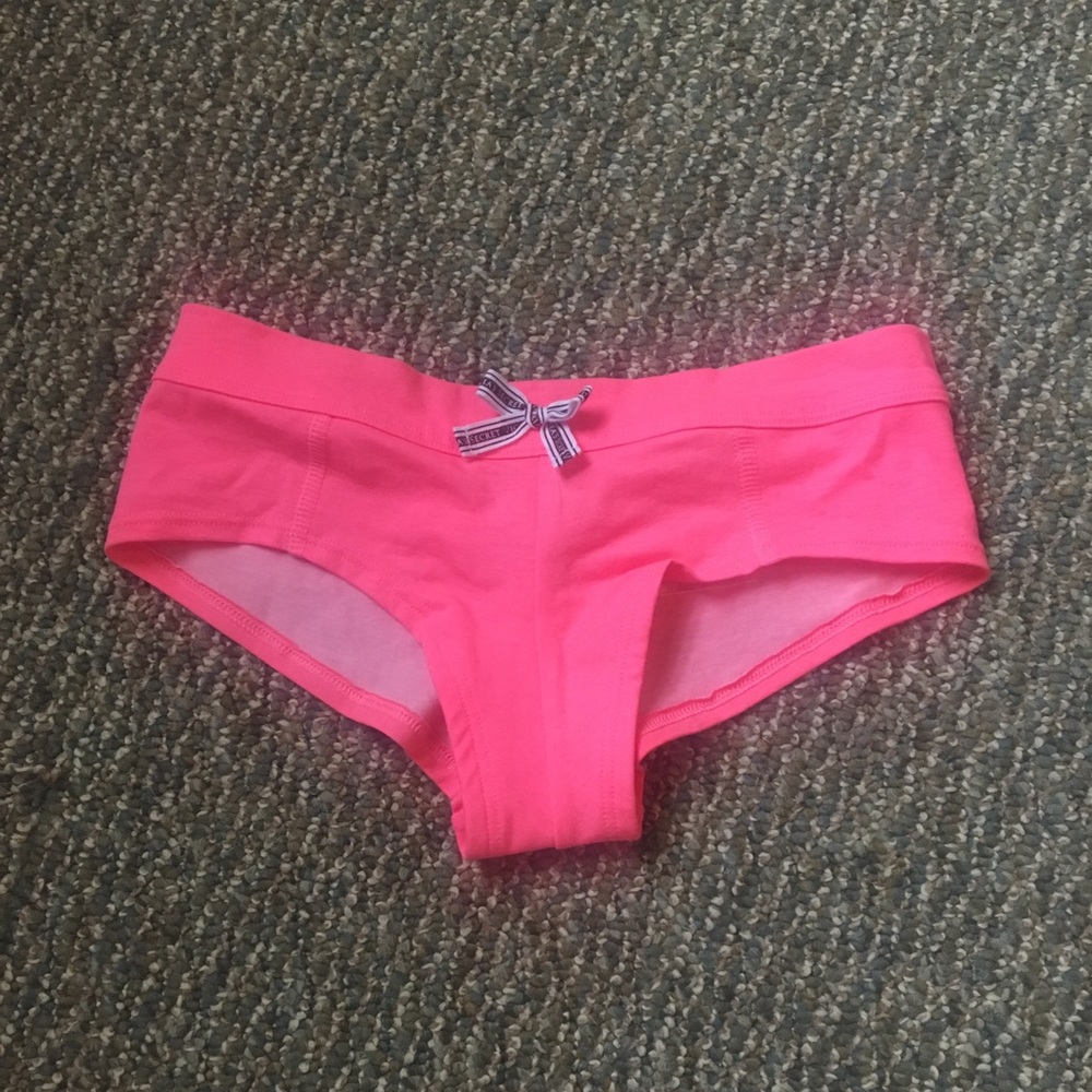 NWT Victoria's Secret Hot Pink Cheeky